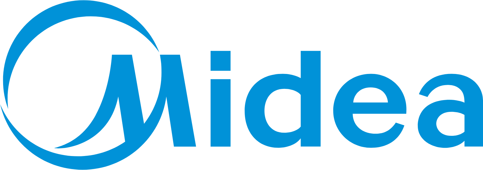 Midea logo large (transparent PNG)