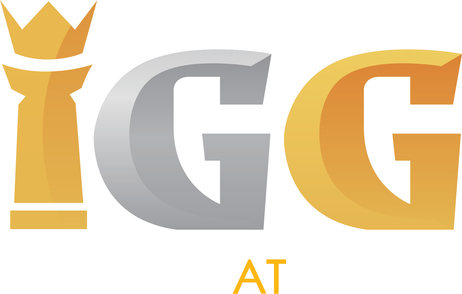 IGG Inc logo fulle size on a dark background (transparent PNG)