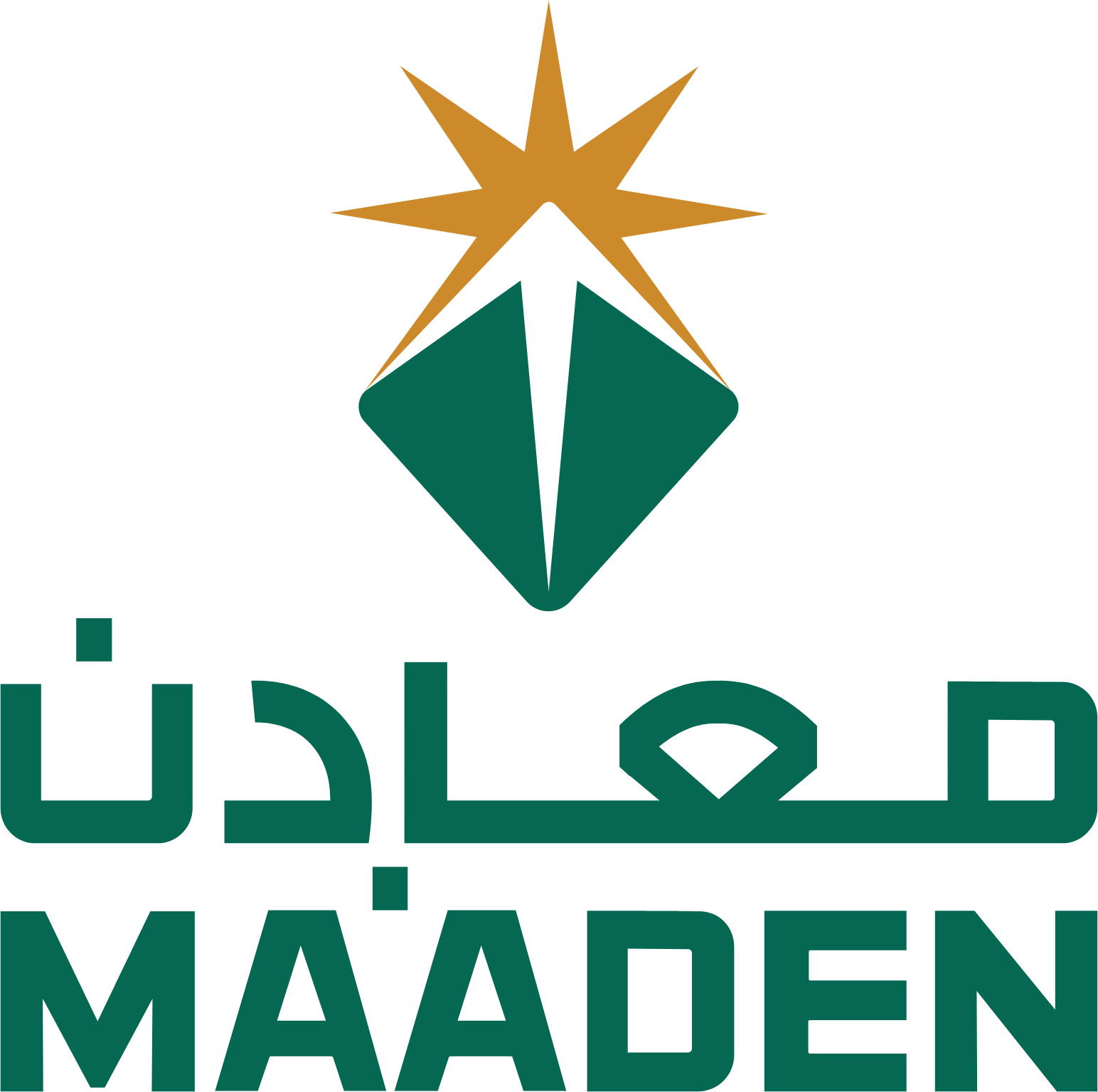 Ma'aden logo large (transparent PNG)