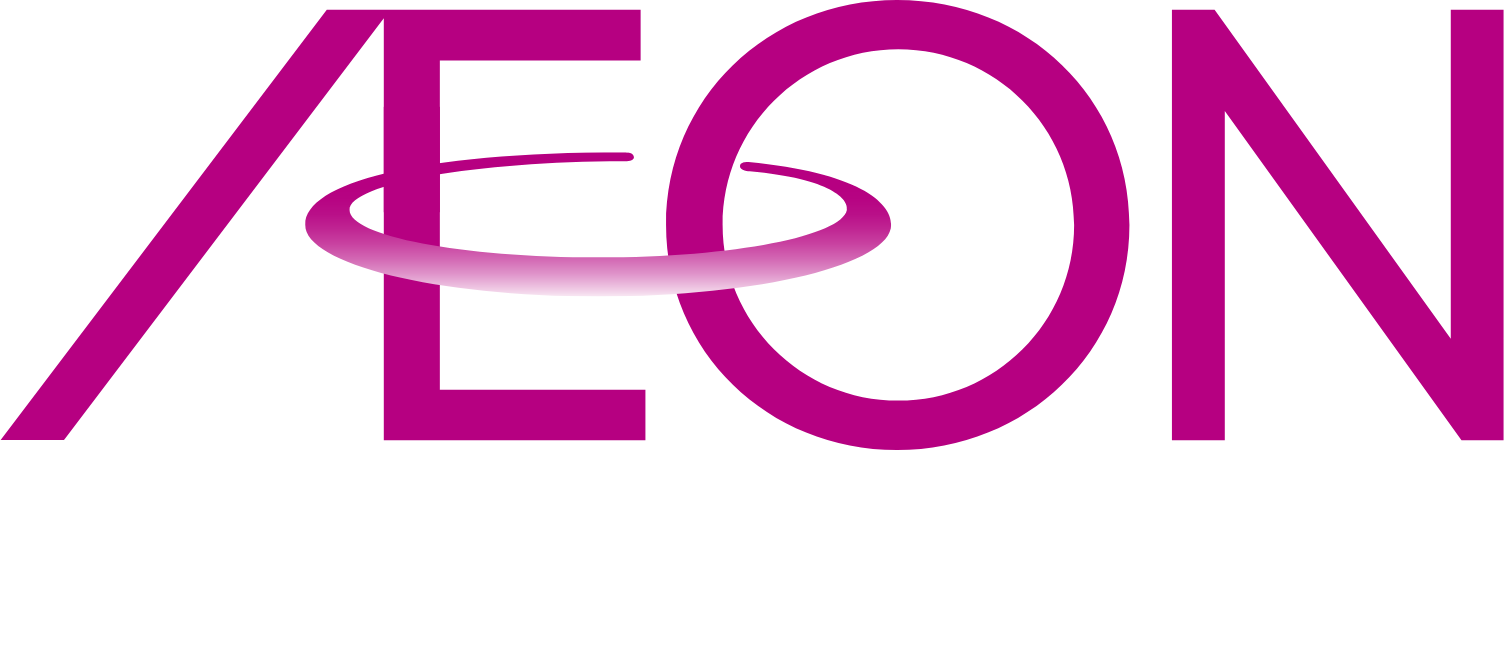 Aeon Kyushu logo grand pour les fonds sombres (PNG transparent)