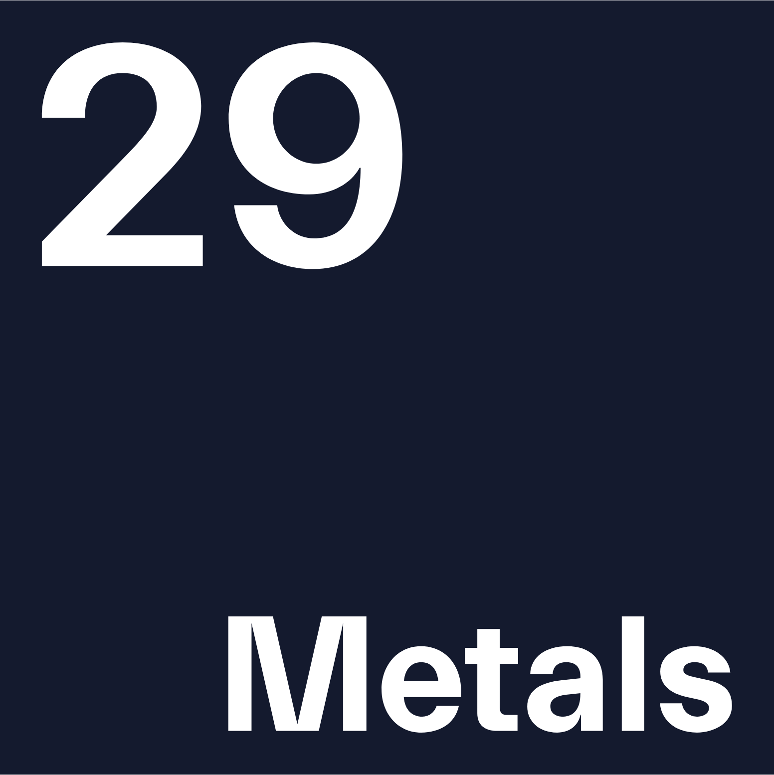 29Metals logo (PNG transparent)