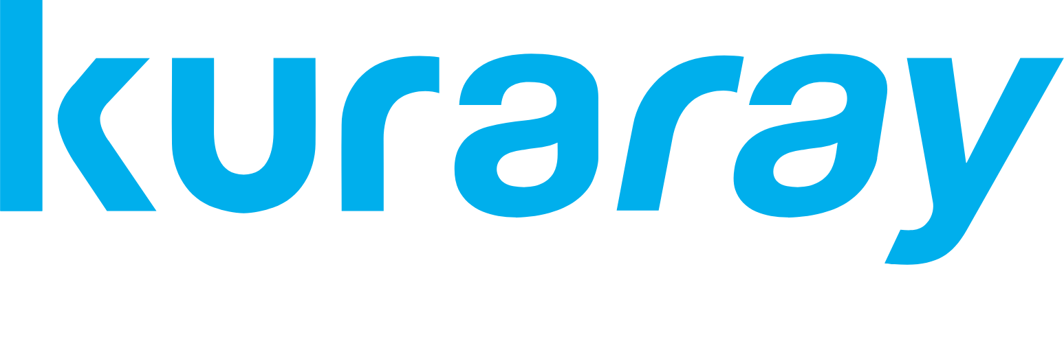 Kuraray Co., Ltd. Logo groß für dunkle Hintergründe (transparentes PNG)