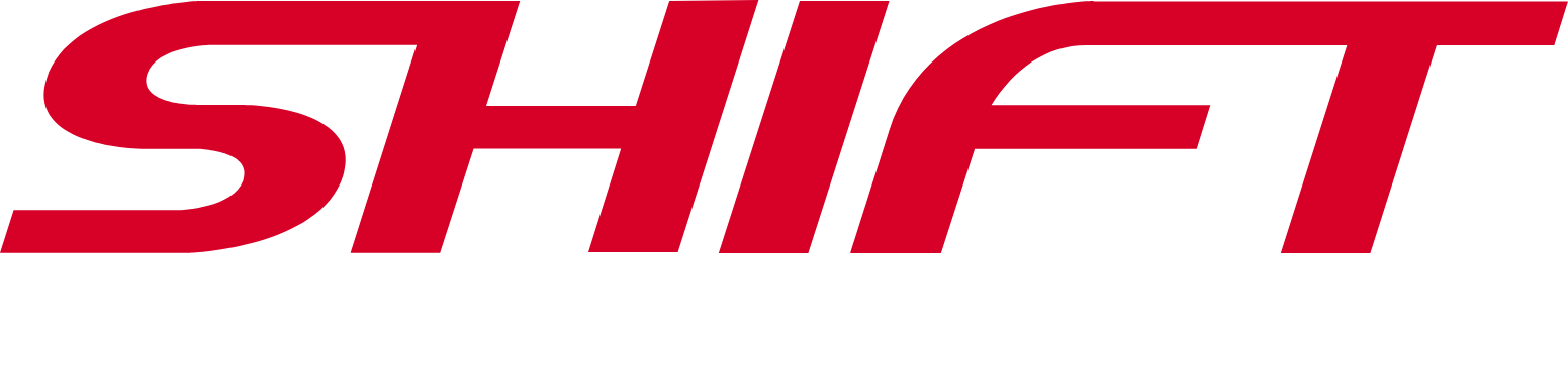 SHIFT Inc. Logo groß für dunkle Hintergründe (transparentes PNG)