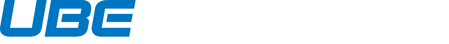 UBE Corporation logo grand pour les fonds sombres (PNG transparent)