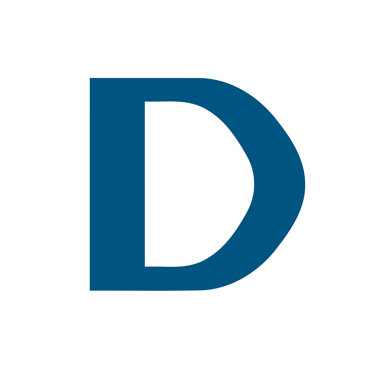 Dexerials Corporation logo pour fonds sombres (PNG transparent)