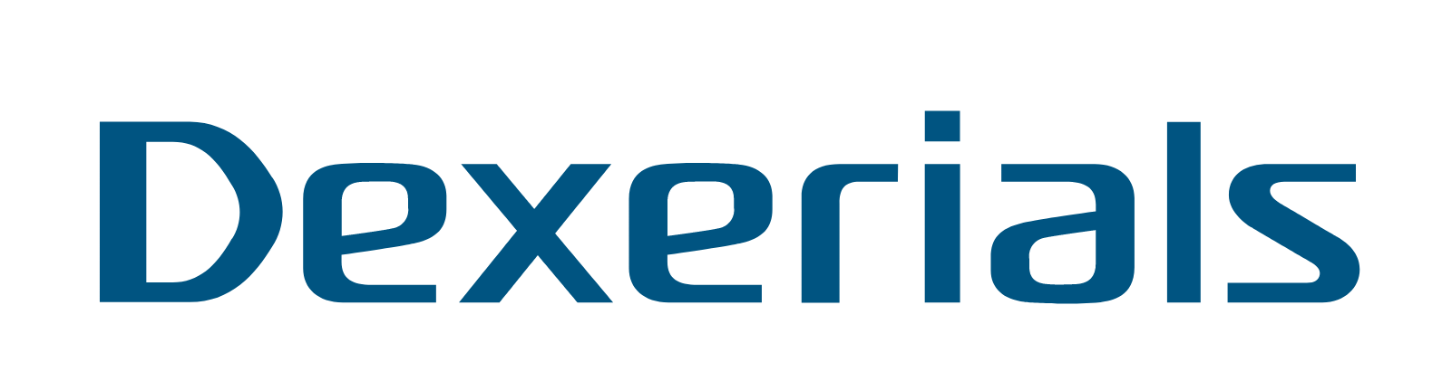 Dexerials Corporation logo grand pour les fonds sombres (PNG transparent)