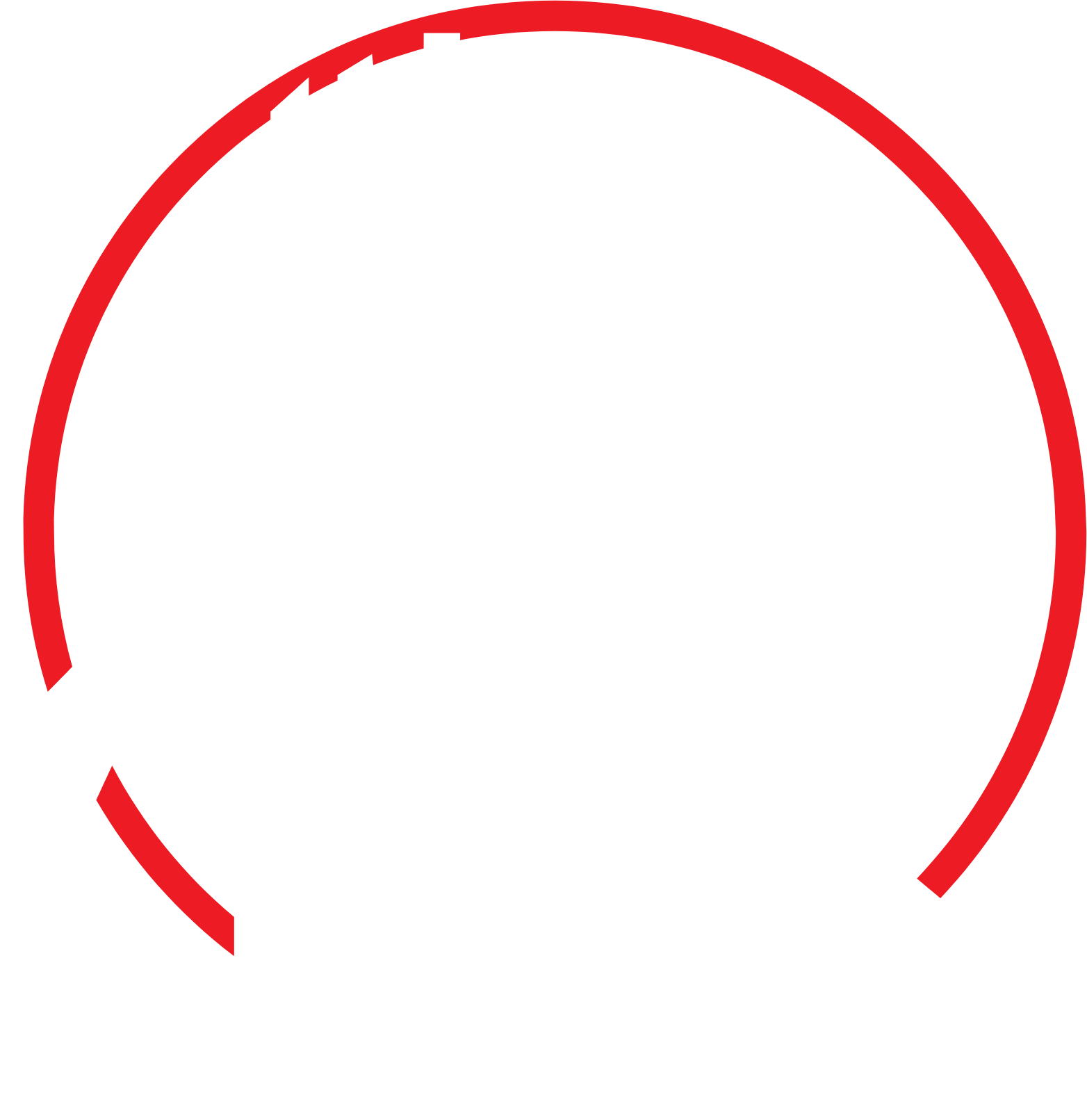 Sinopec logo on a dark background (transparent PNG)