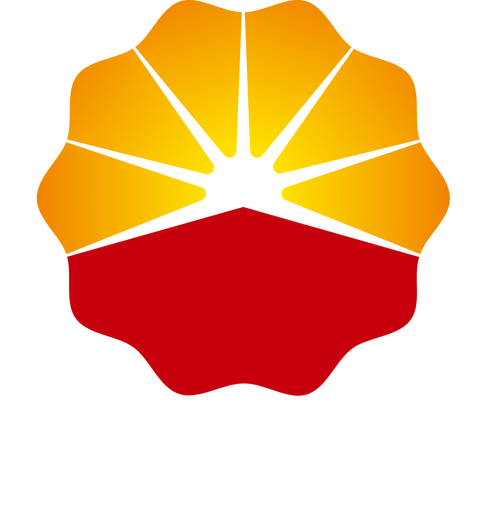 PetroChina logo grand pour les fonds sombres (PNG transparent)