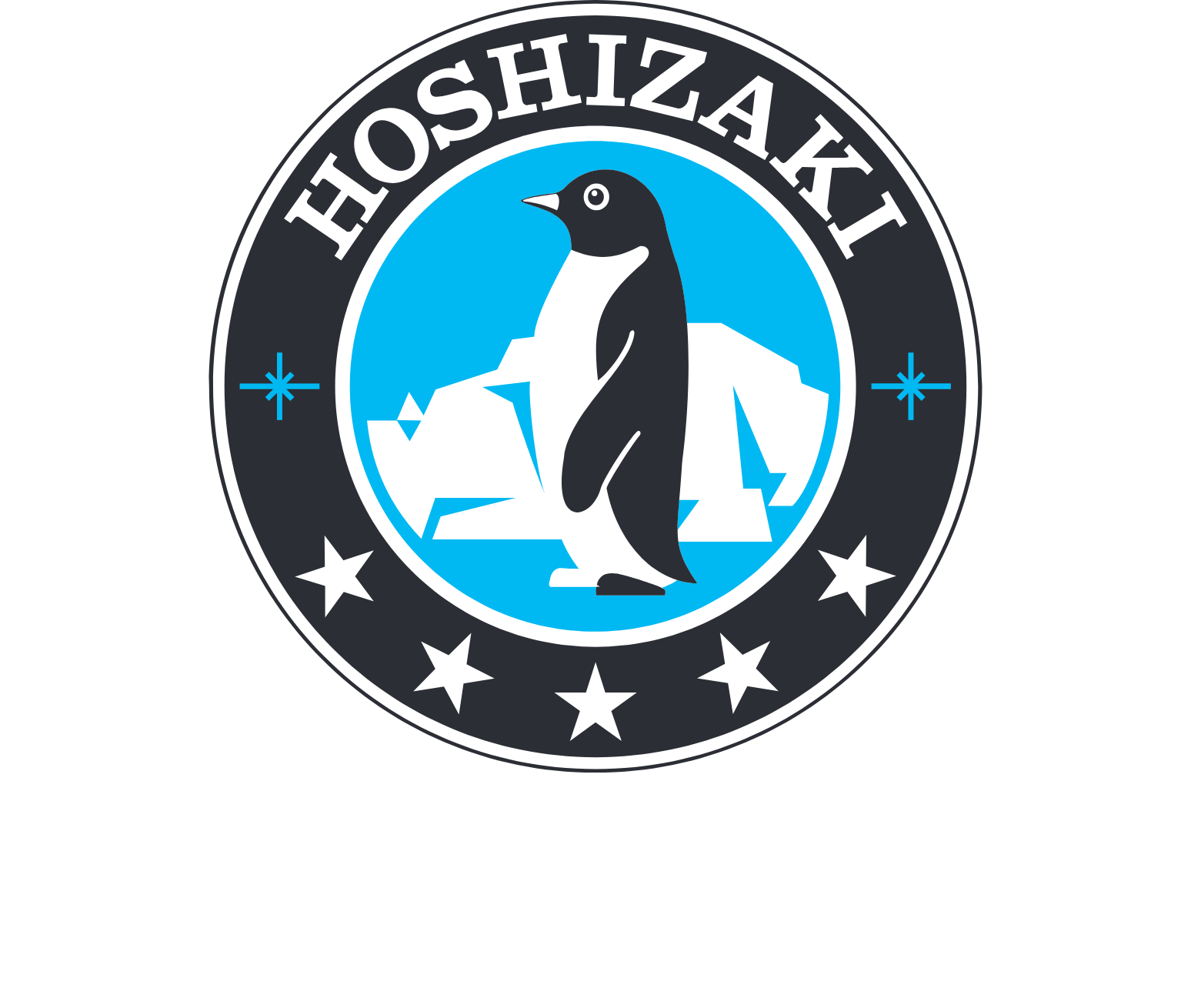Hoshizaki Corporation Logo für dunkle Hintergründe (transparentes PNG)