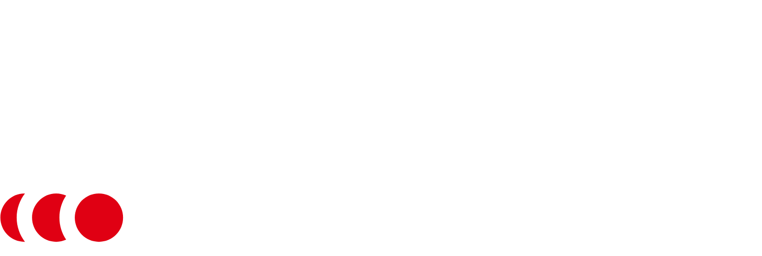 Teac Corporation logo fulle size on a dark background (transparent PNG)