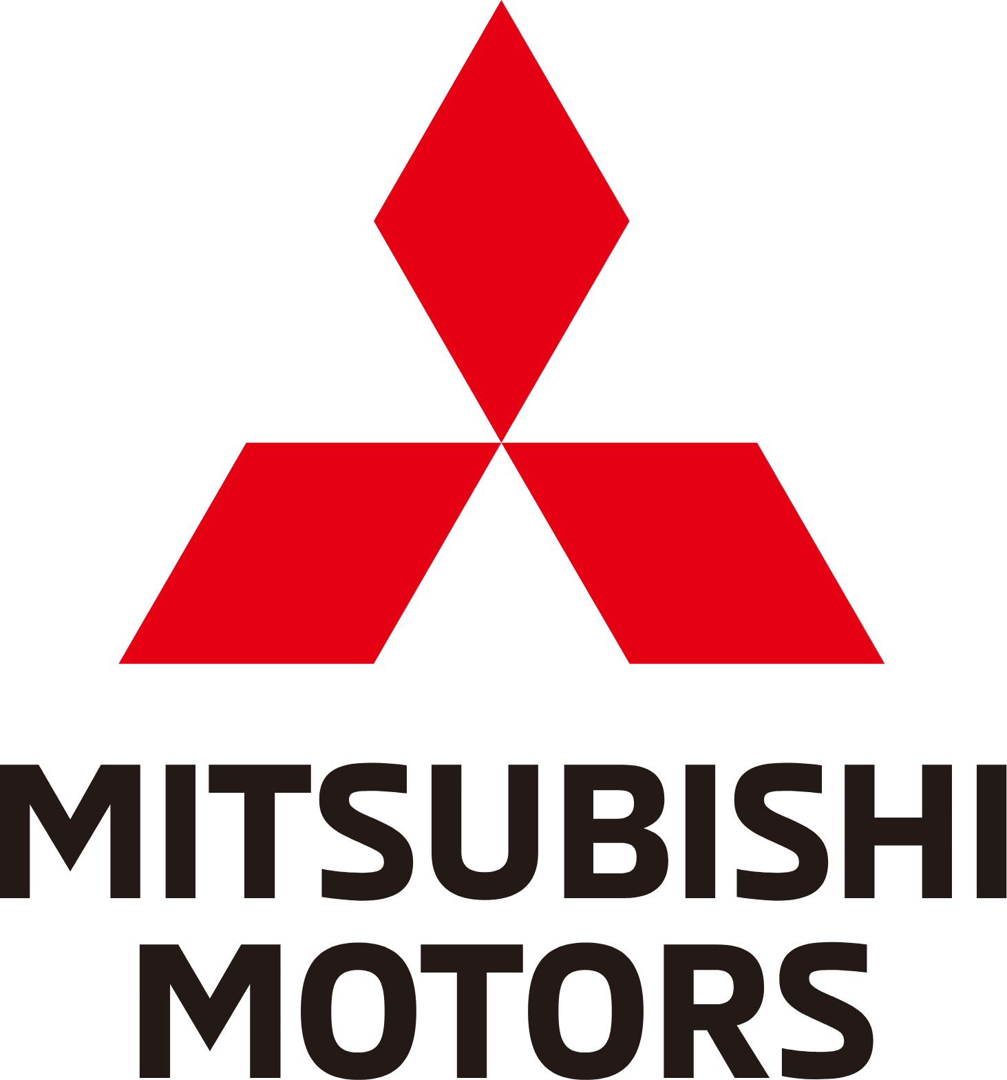 Mitsubishi Motors logo large (transparent PNG)