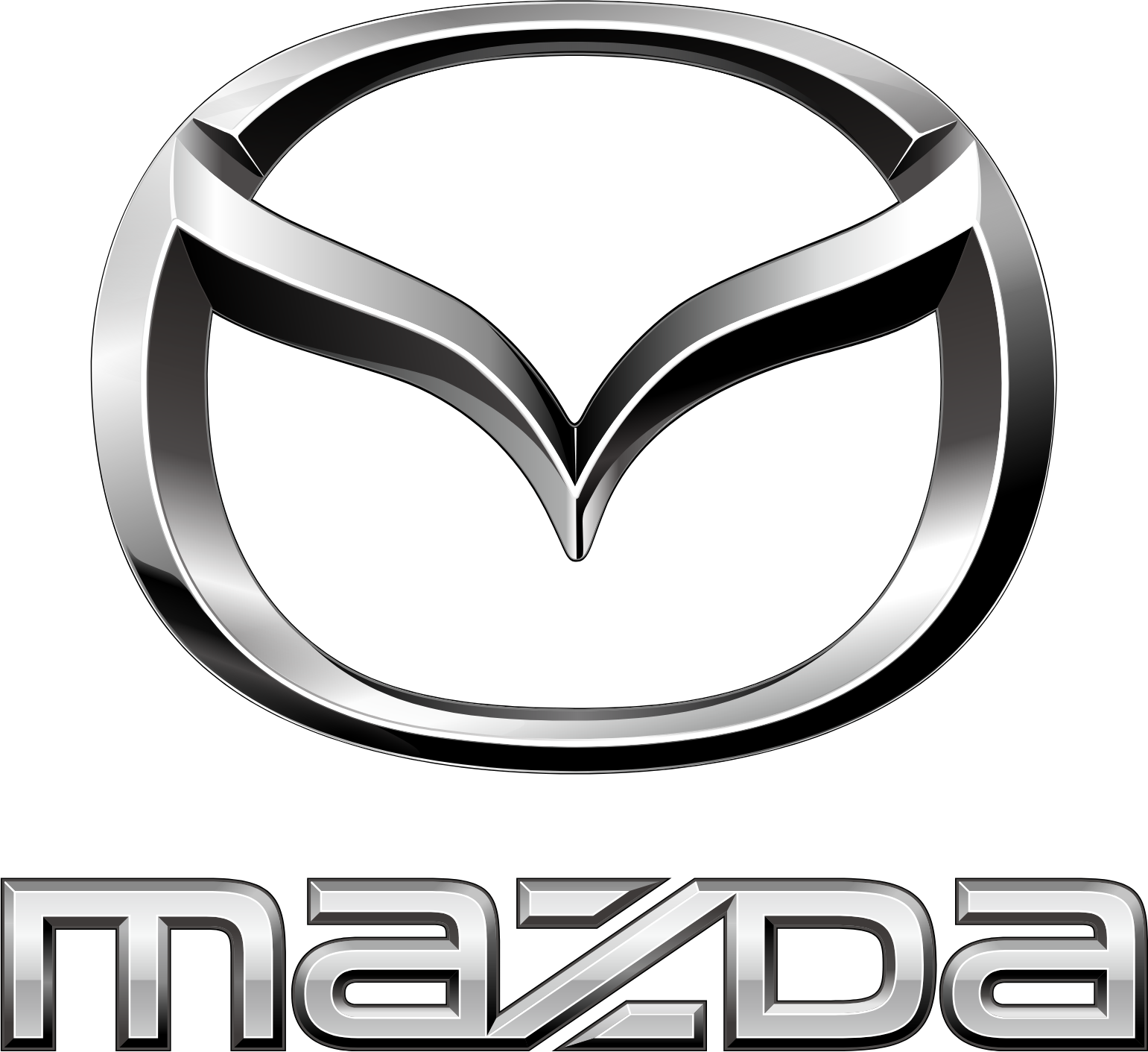 Mazda logo large (transparent PNG)