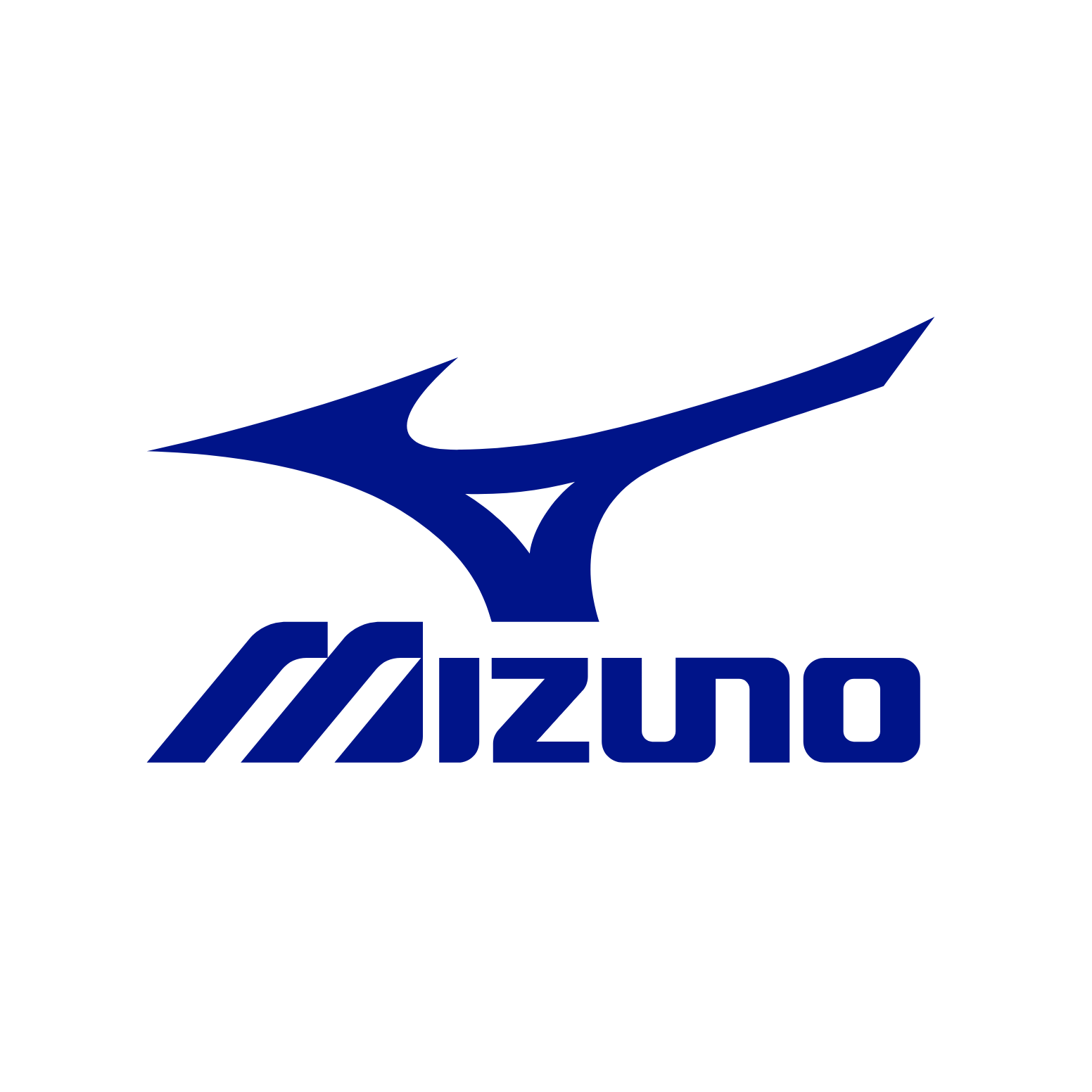 Mizuno Corporation logo pour fonds sombres (PNG transparent)