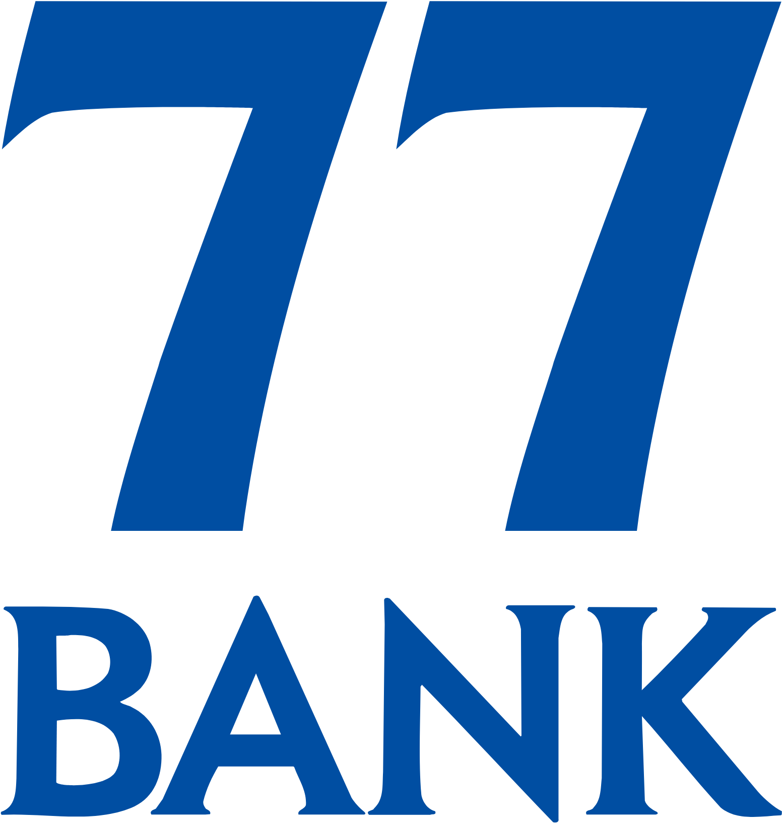 The 77 Bank logo (transparent PNG)