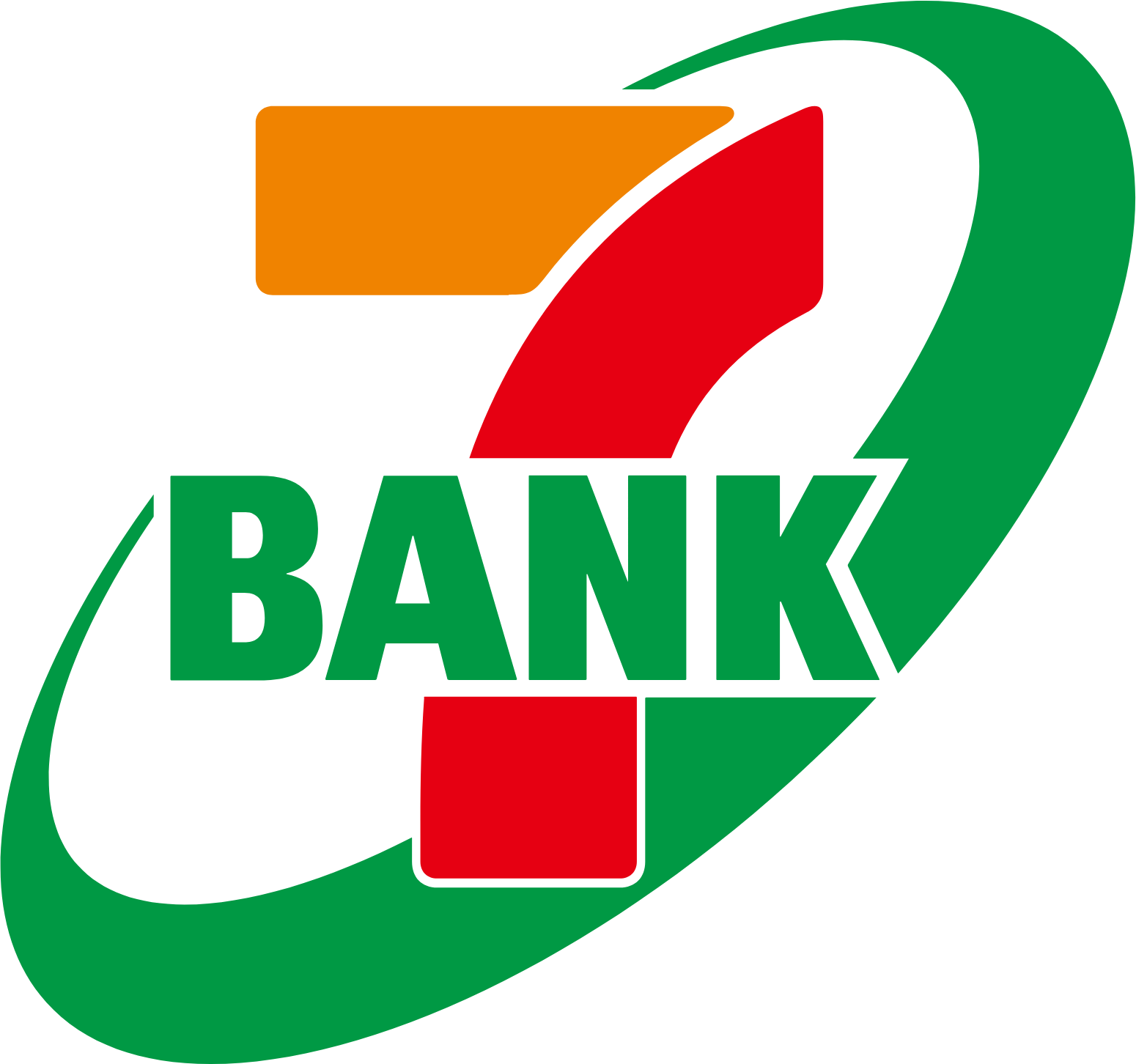 Seven Bank logo (transparent PNG)