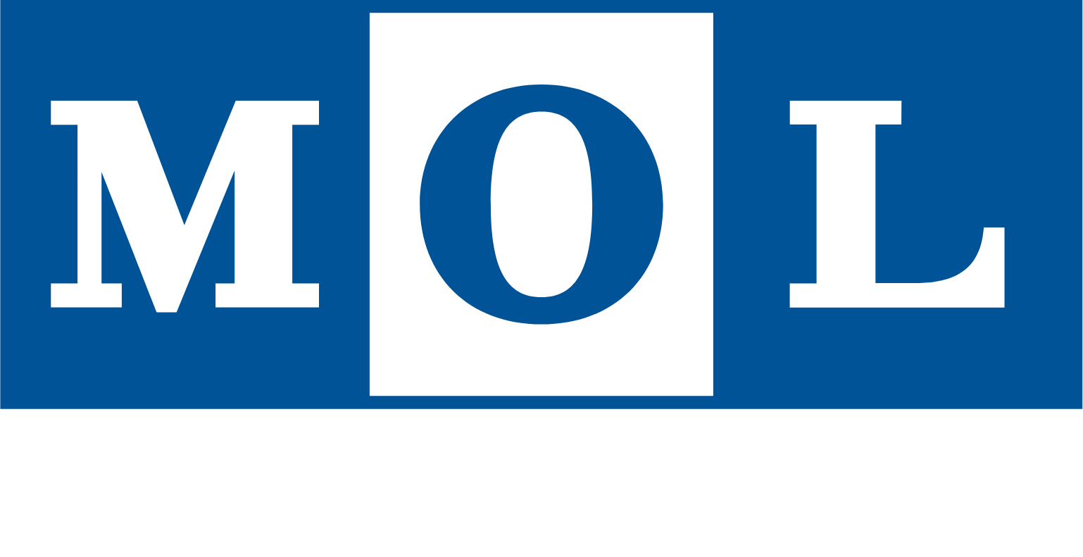 Mitsui O.S.K. Lines logo fulle size on a dark background (transparent PNG)