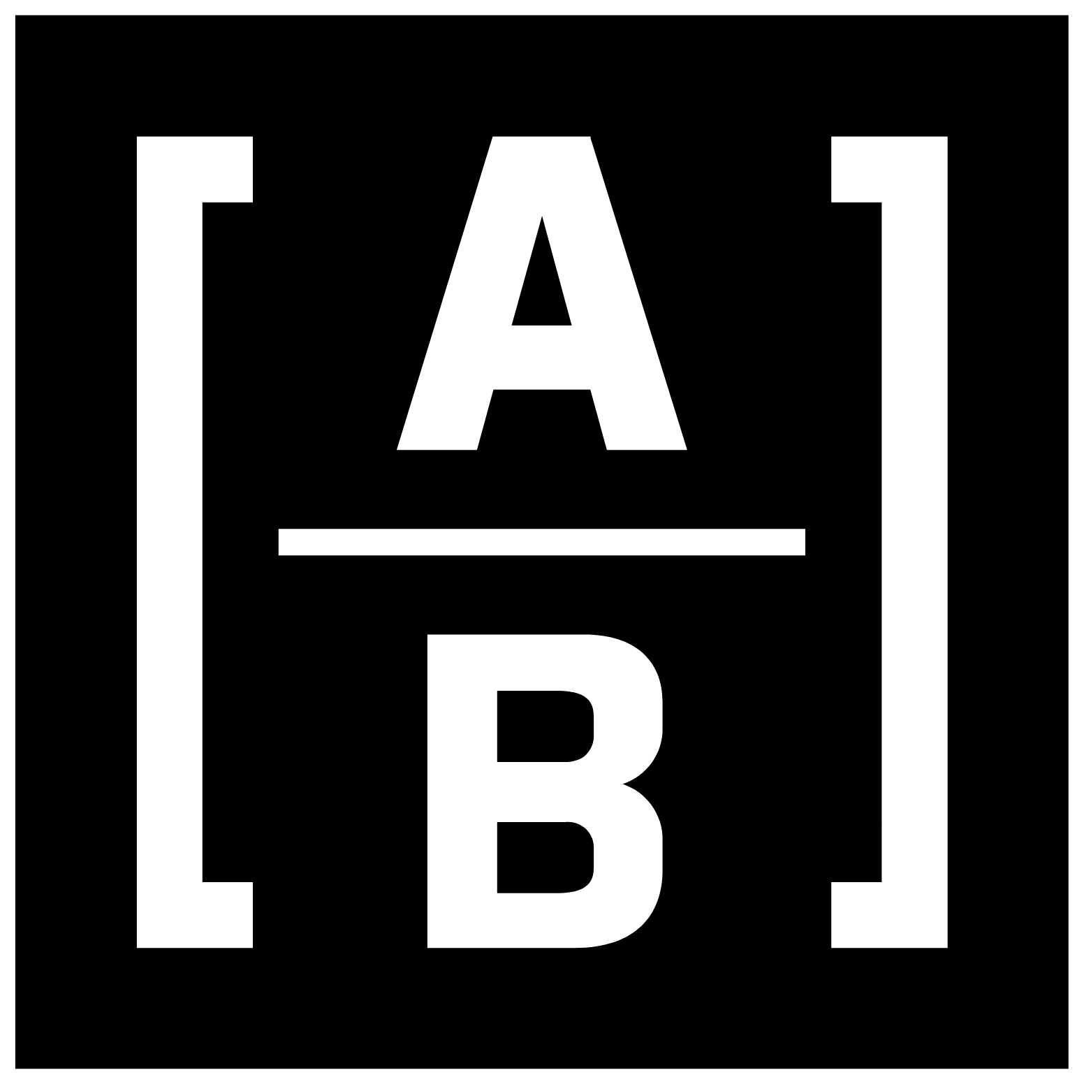 AllianceBernstein logo pour fonds sombres (PNG transparent)