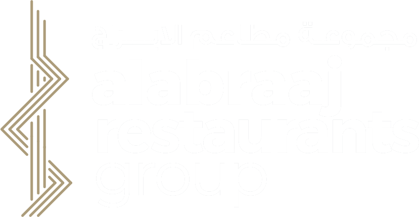 Al Abraaj Restaurants Group Logo groß für dunkle Hintergründe (transparentes PNG)
