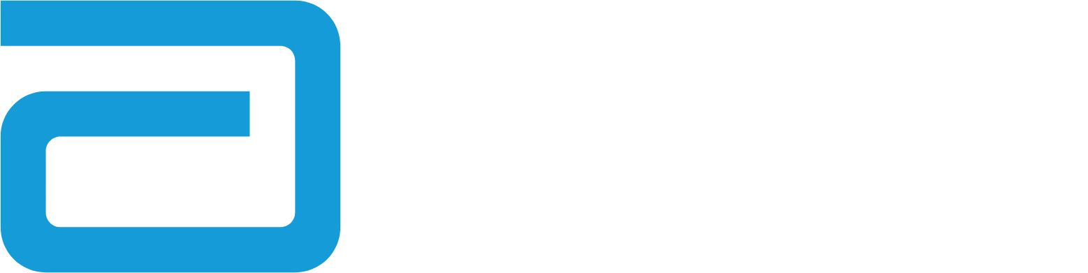 Abbott Laboratories logo fulle size on a dark background (transparent PNG)