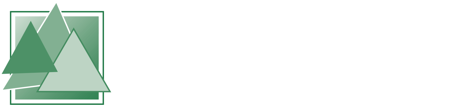 Acadian Timber logo grand pour les fonds sombres (PNG transparent)