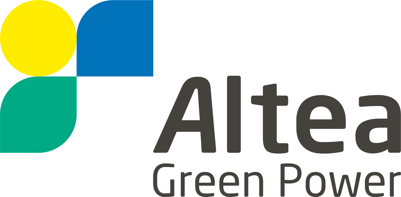 Altea Green Power S.p.A. logo large (transparent PNG)