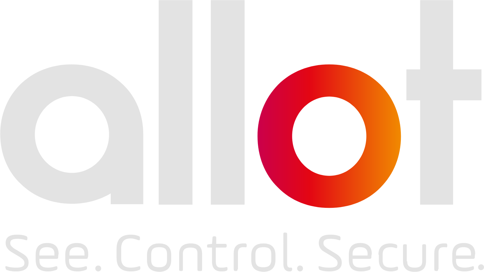 Allot logo fulle size on a dark background (transparent PNG)