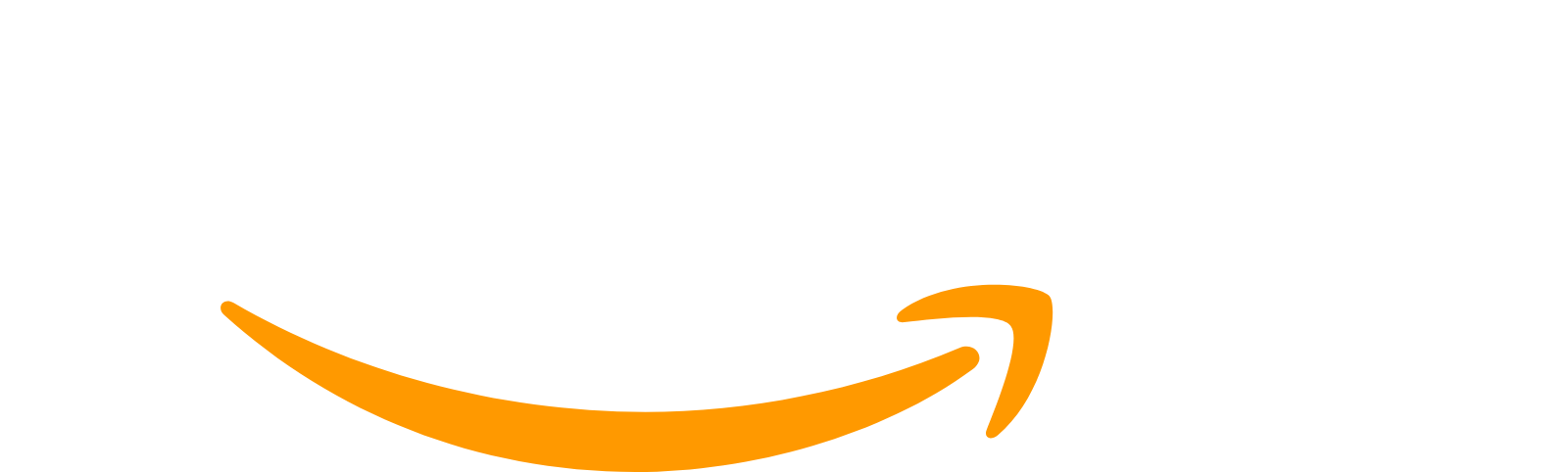 Amazon Logo groß für dunkle Hintergründe (transparentes PNG)
