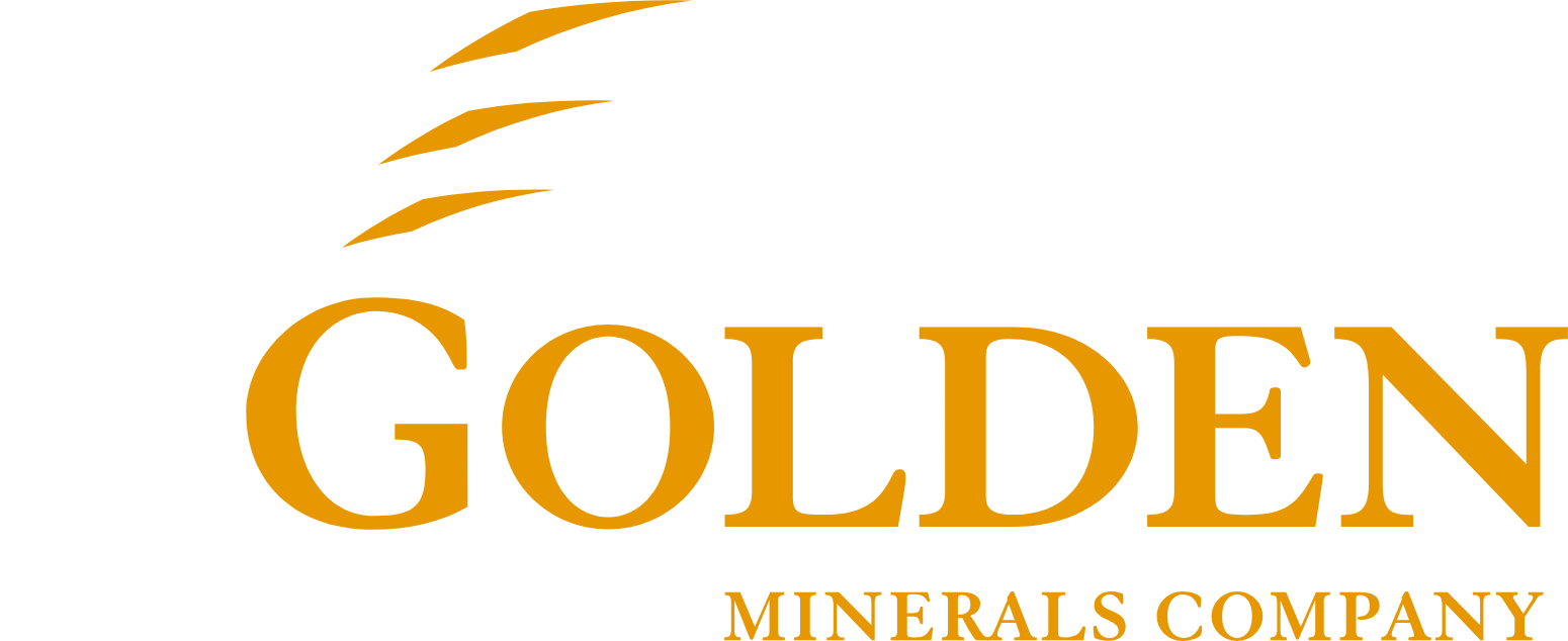 Golden Minerals
 logo grand pour les fonds sombres (PNG transparent)