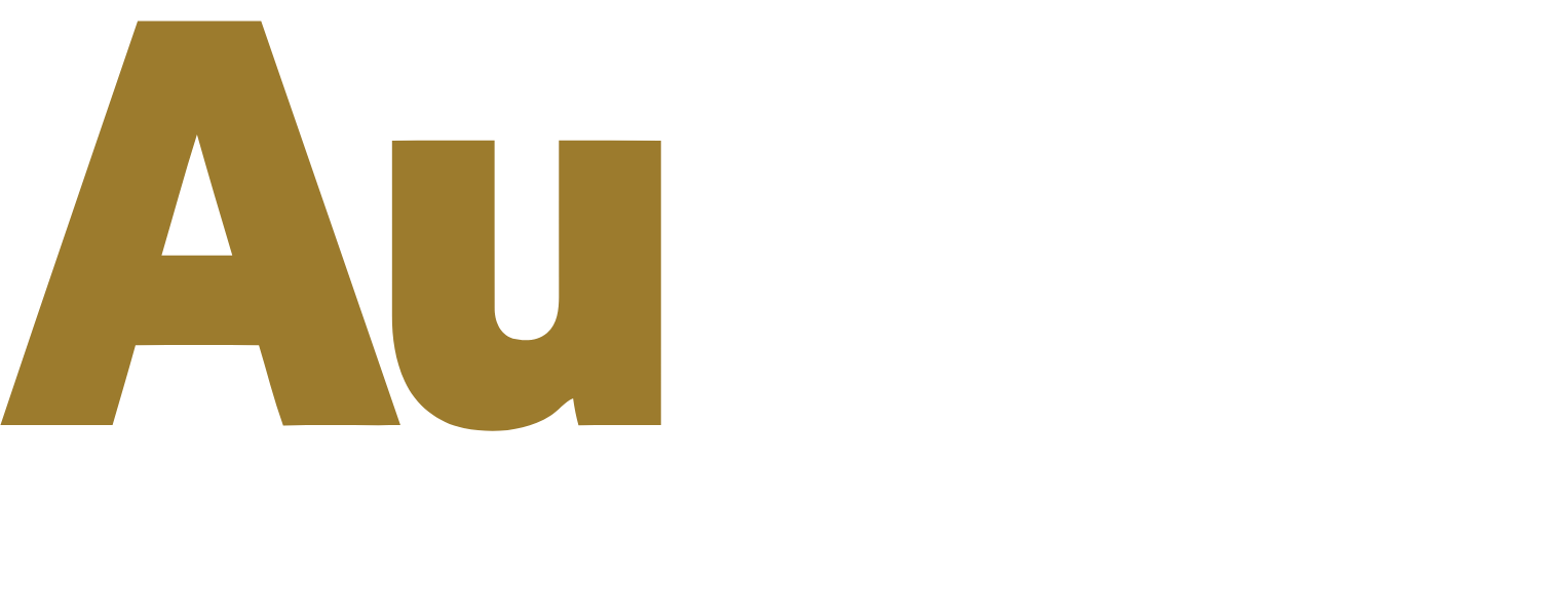 Austin Gold logo fulle size on a dark background (transparent PNG)