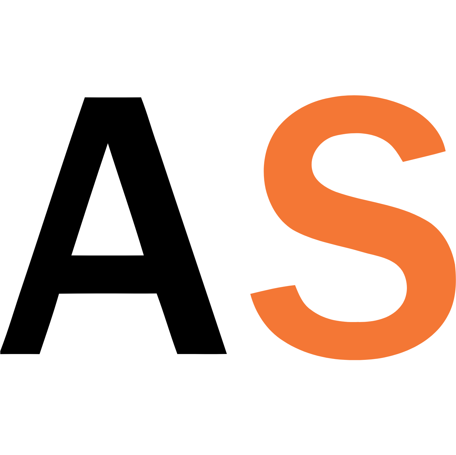 Advisorshares logo on a dark background (transparent PNG)