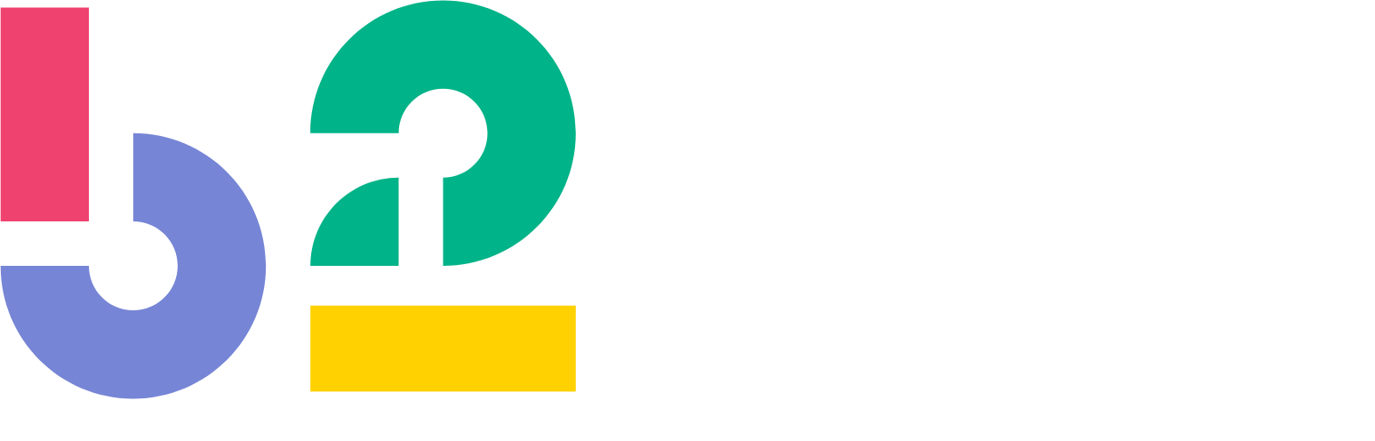 B2 Impact ASA logo fulle size on a dark background (transparent PNG)