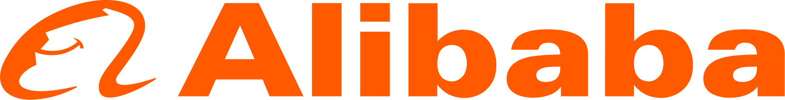 Alibaba logo in transparent PNG and vectorized SVG formats