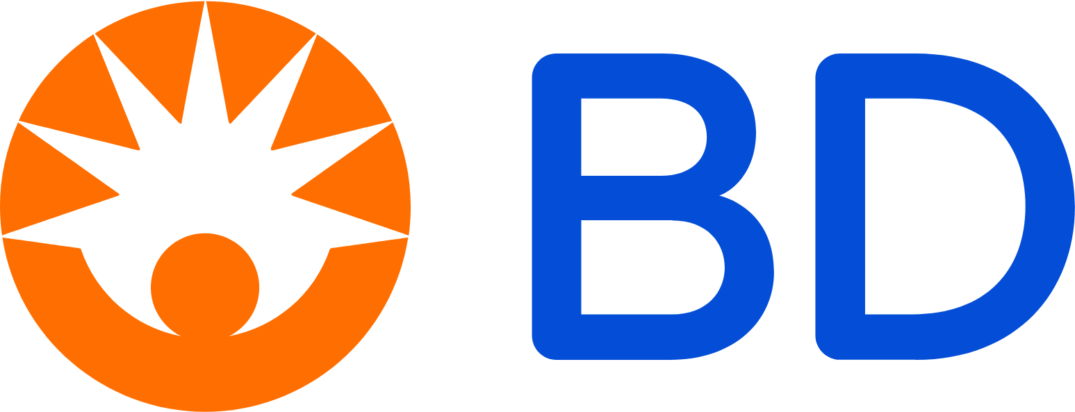 Becton Dickinson logo in transparent PNG and vectorized SVG formats