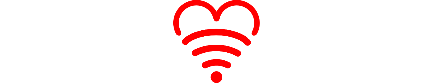 HeartBeam Logo groß für dunkle Hintergründe (transparentes PNG)