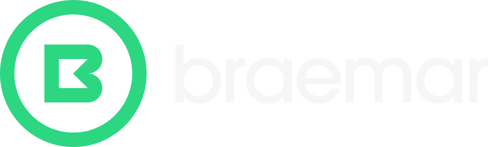 Braemar Logo groß für dunkle Hintergründe (transparentes PNG)