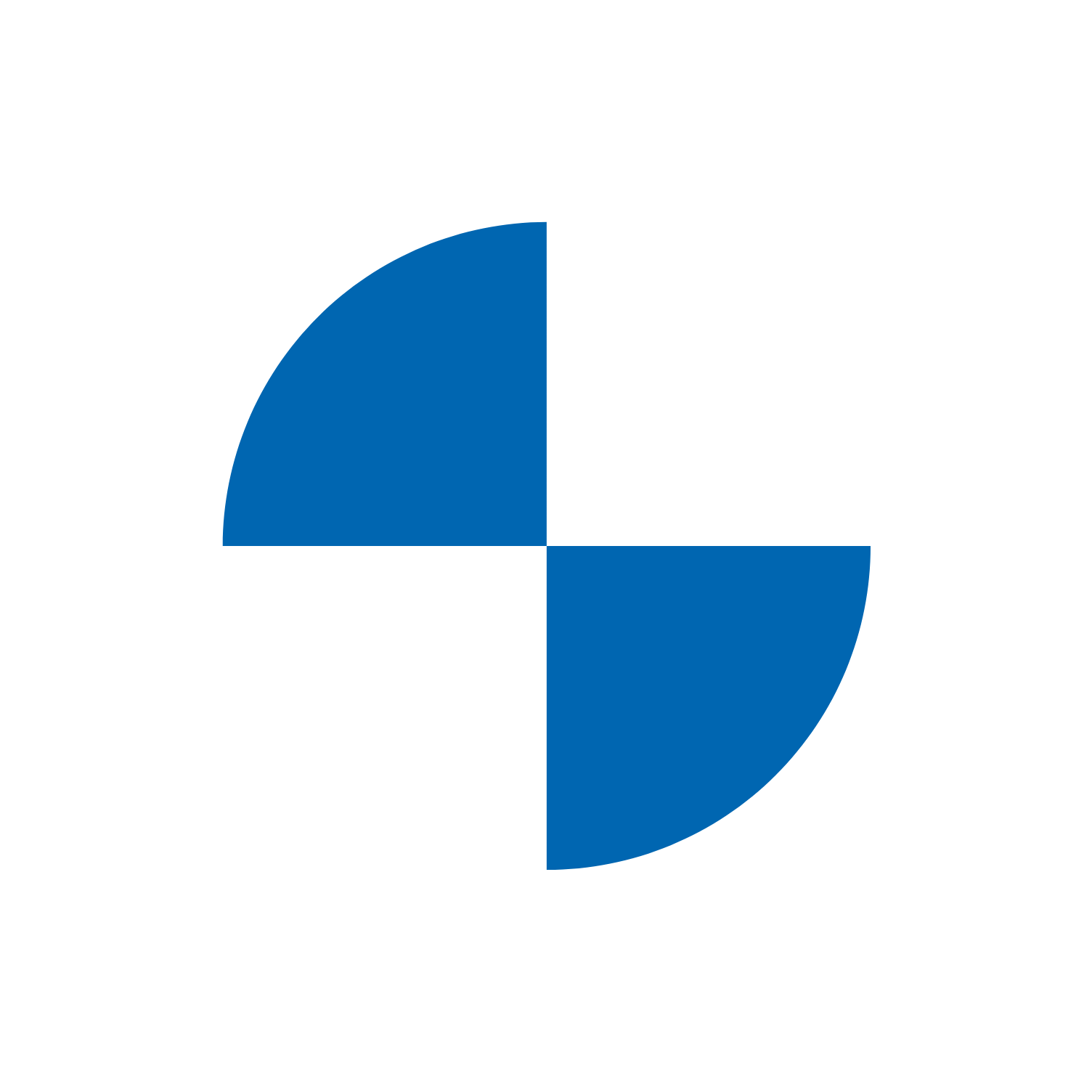 BMW logo pour fonds sombres (PNG transparent)