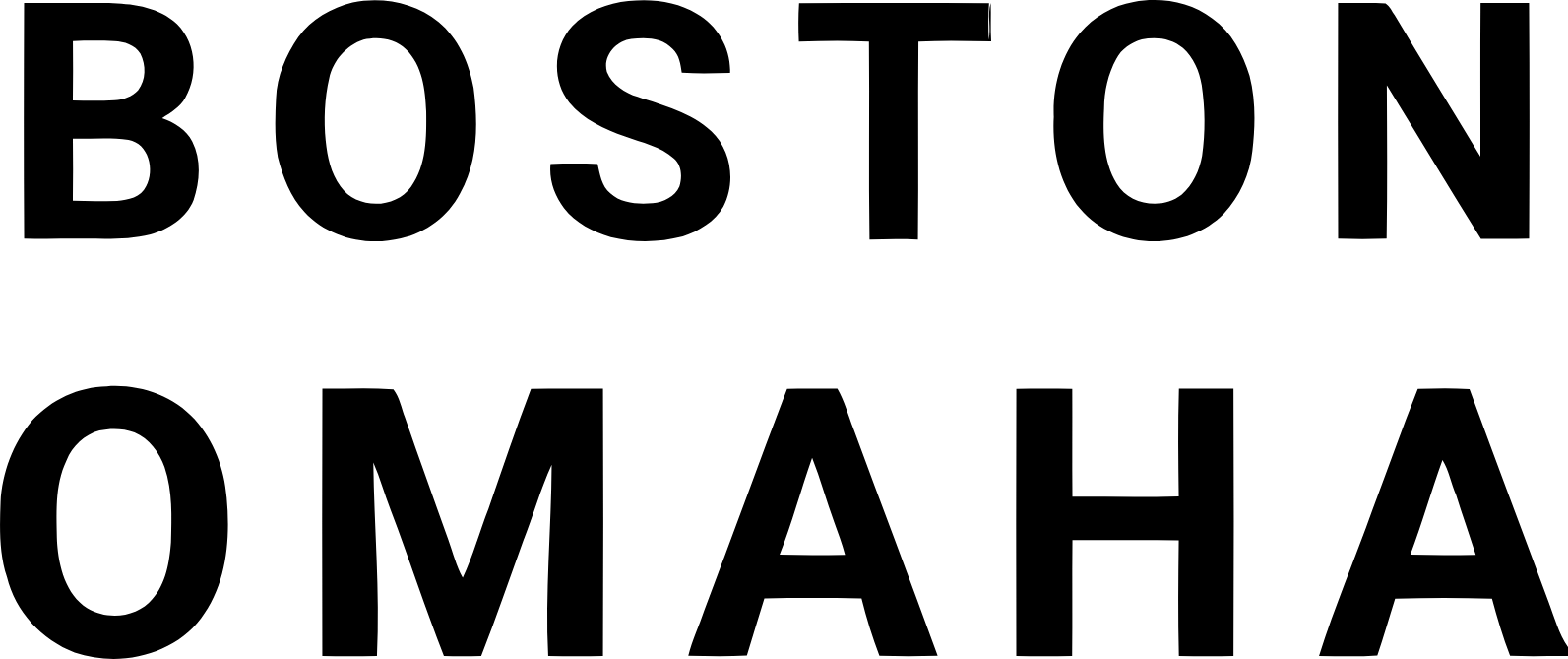 Boston Omaha logo large (transparent PNG)