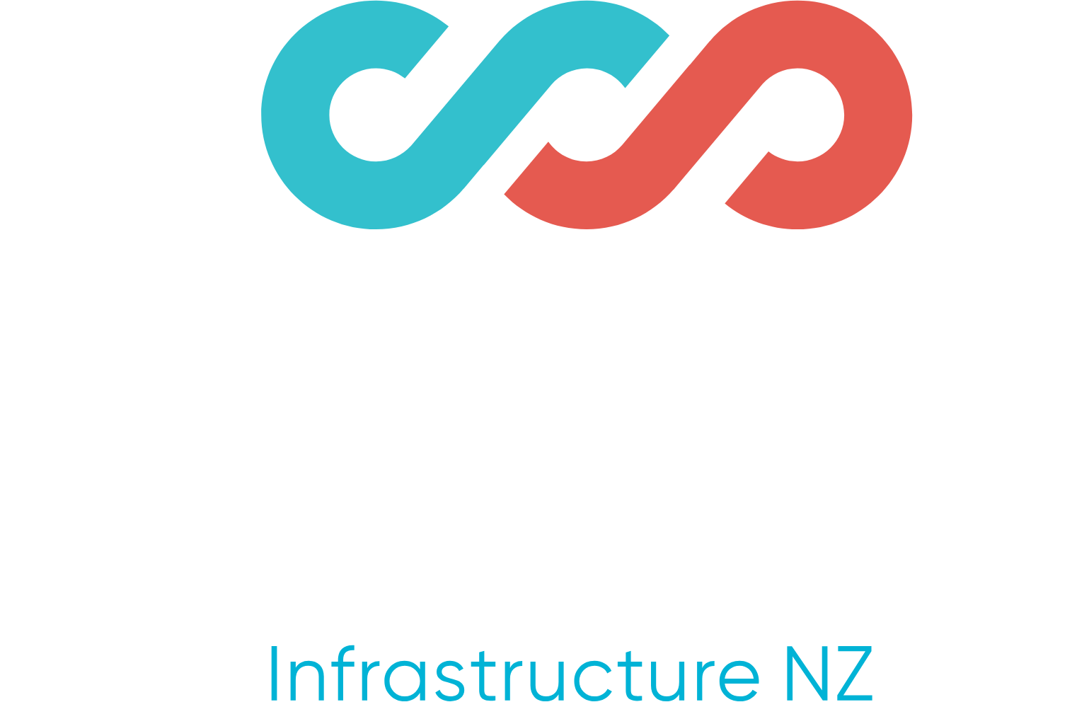 Channel Infrastructure NZ Limited Logo groß für dunkle Hintergründe (transparentes PNG)