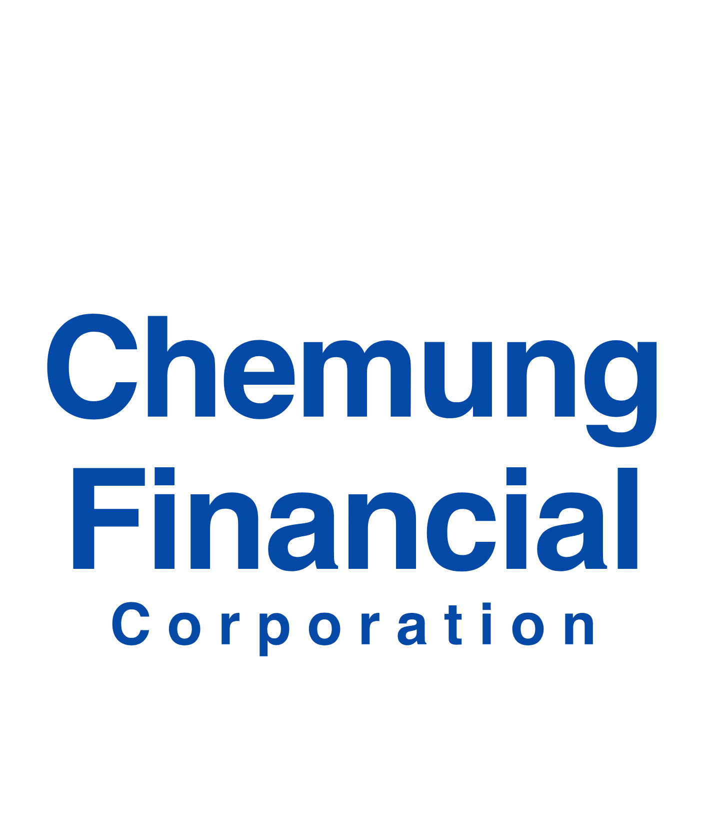 Chemung Financial Corporation logo on a dark background (transparent PNG)