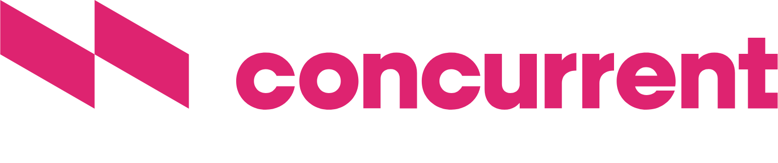 Concurrent Technologies Logo groß für dunkle Hintergründe (transparentes PNG)
