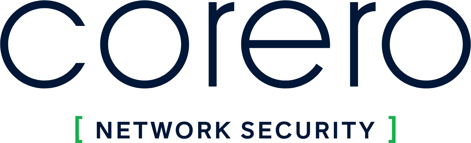 Corero Network Security logo large (transparent PNG)