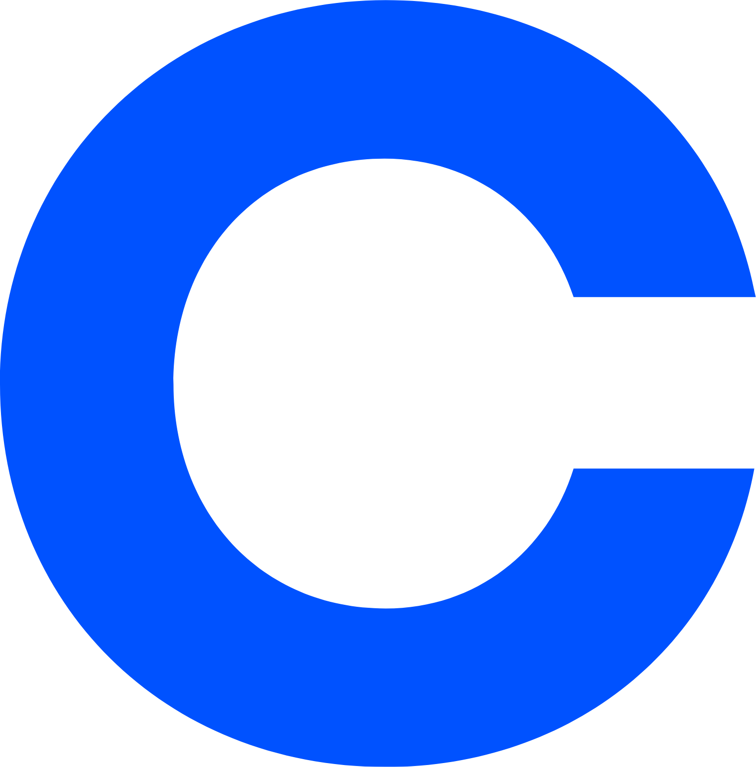 Coinbase logo (transparent PNG)