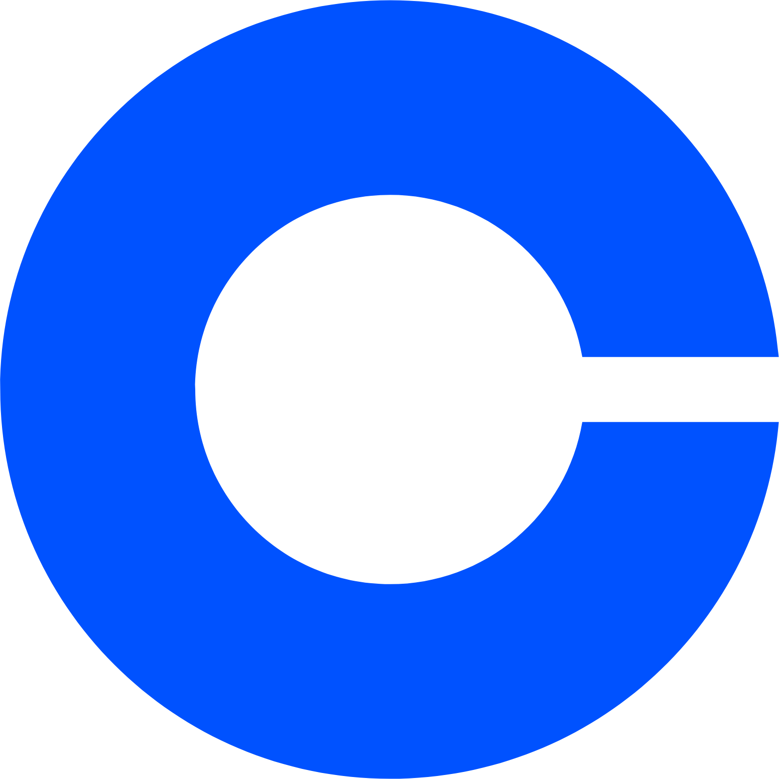 Coinbase logo (transparent PNG)
