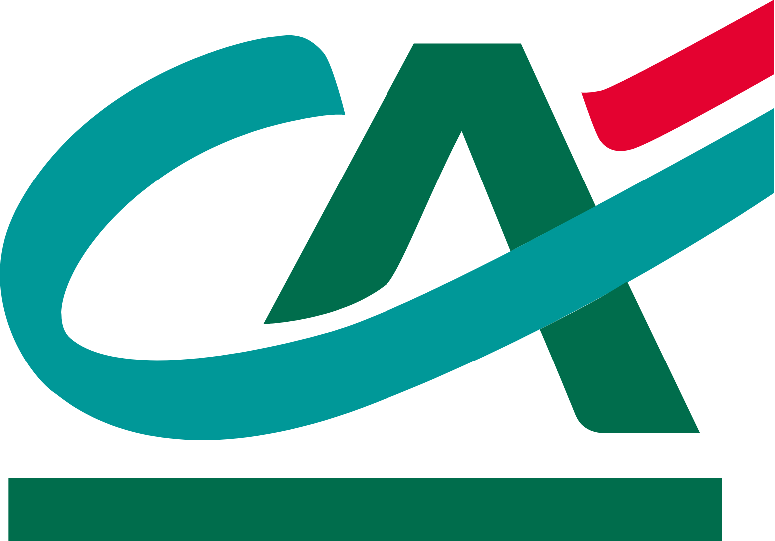 Crédit Agricole Mutuel de la Touraine et du Poitou logo (PNG transparent)
