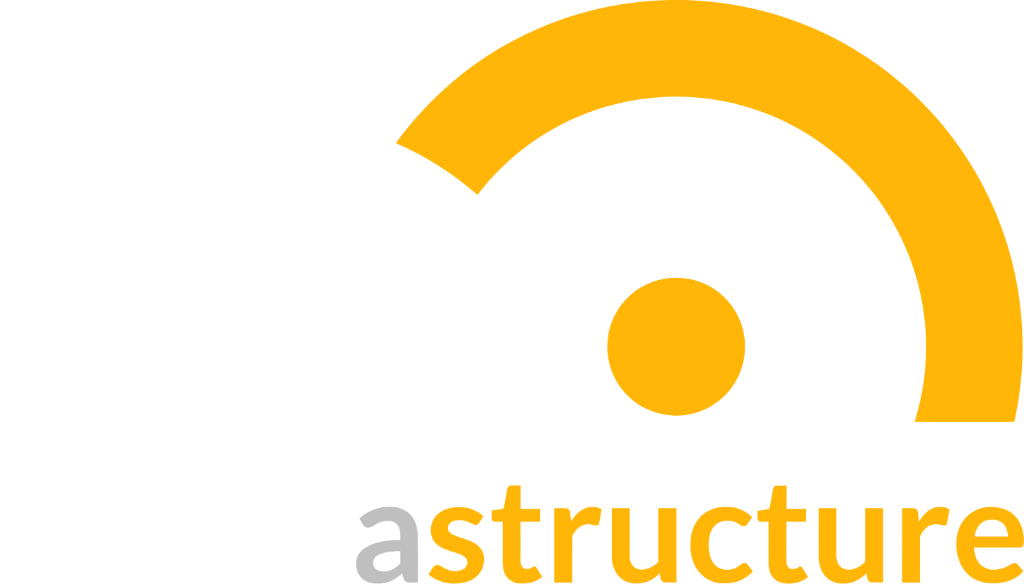 Cloudastructure logo grand pour les fonds sombres (PNG transparent)