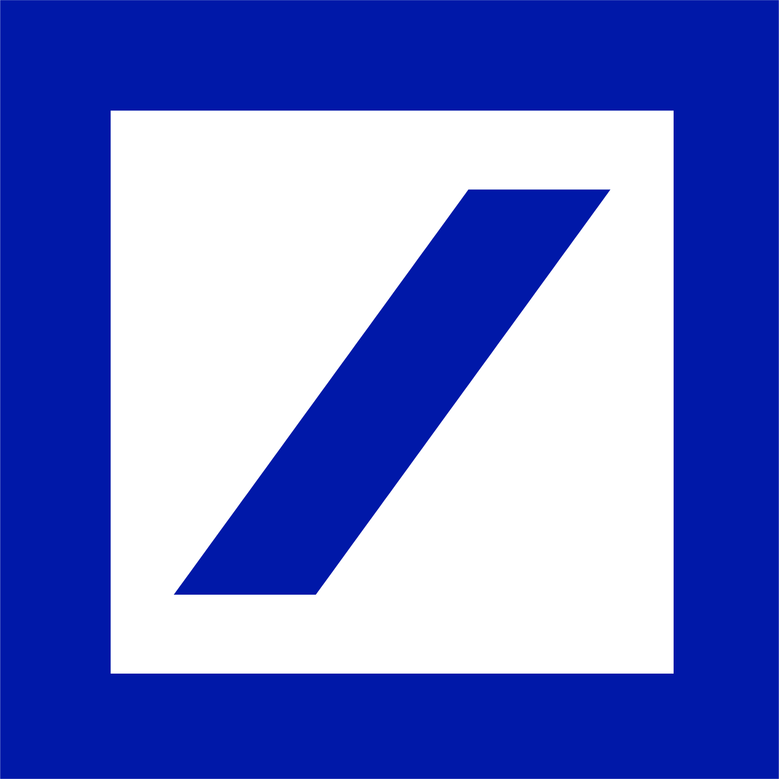 Deutsche Bank logo (PNG transparent)