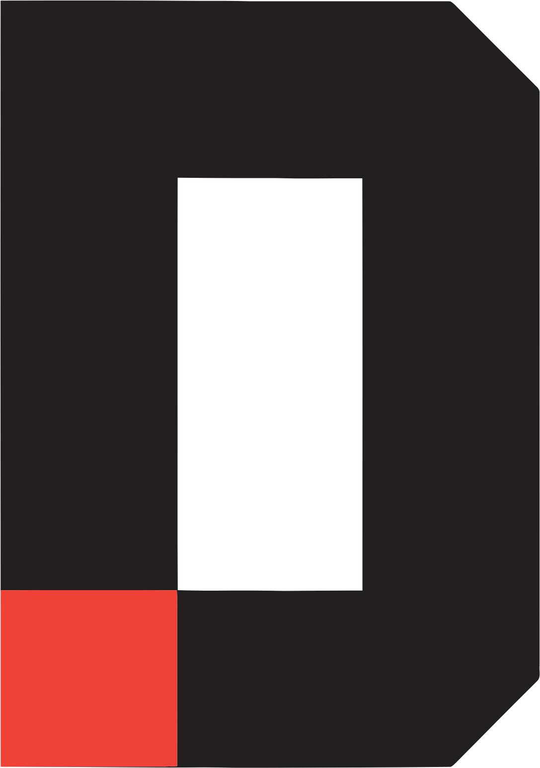 Delhivery logo (transparent PNG)