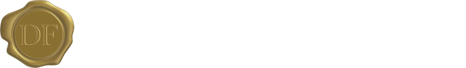 Dream Finders Homes logo fulle size on a dark background (transparent PNG)