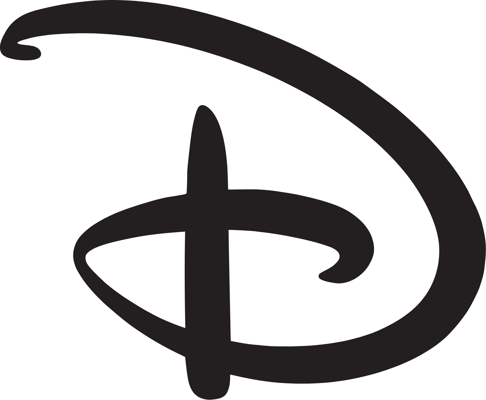 Walt Disney logo (PNG transparent)