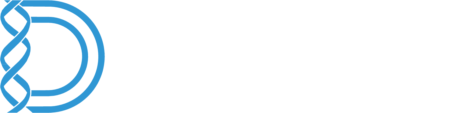 Design Therapeutics logo fulle size on a dark background (transparent PNG)
